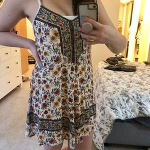 Floral Thin Strapped Dress: So cute for spring!